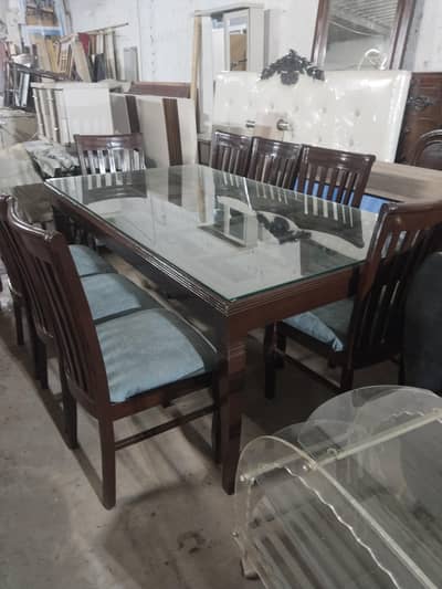 8 chairs deny table