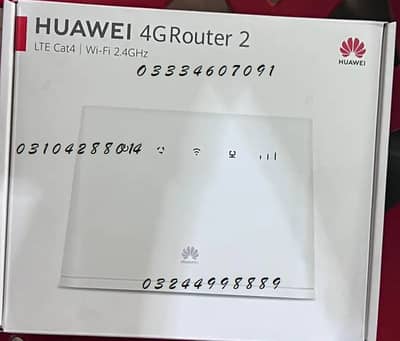 4G + High Speed Router Now Available official All Network PTA Approved