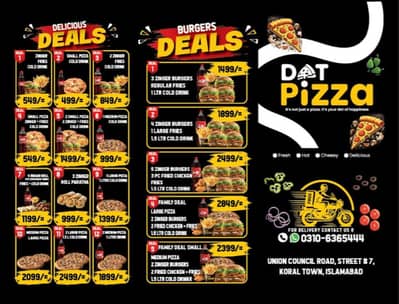 mujy ek fastfood pizza ka karegar or ek delivery rider ki zarort hai
