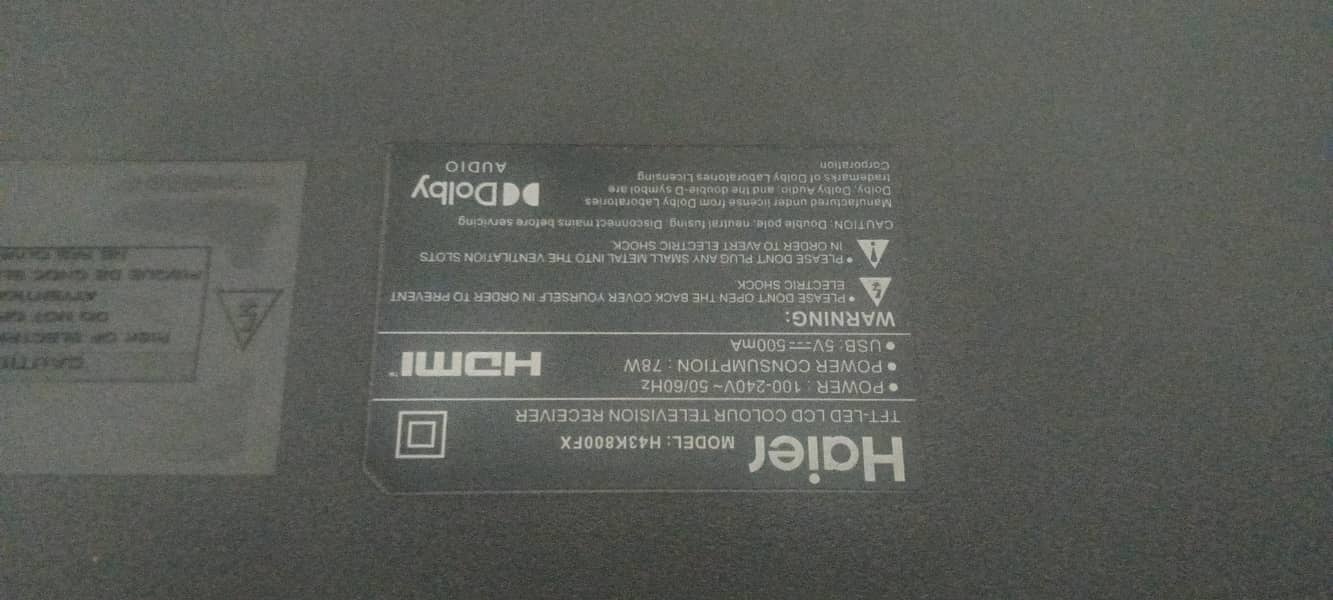 Haier led 2