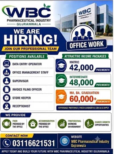 WBC vacancy available