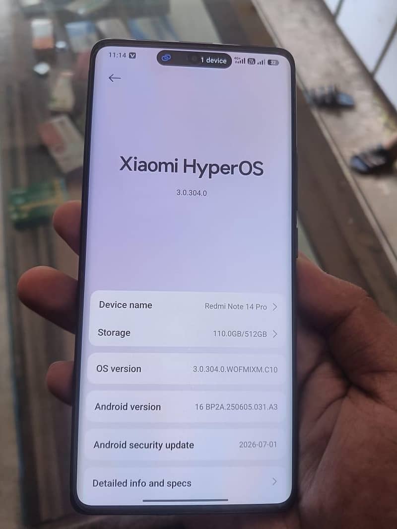 Redmi note 14 pro 4