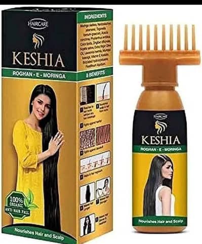 Keshia Roghan-E-Moringa Hair Oil with Comb