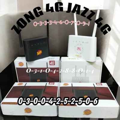 jazz 5g router zong 5g router lte super fast 4g internet sim router
