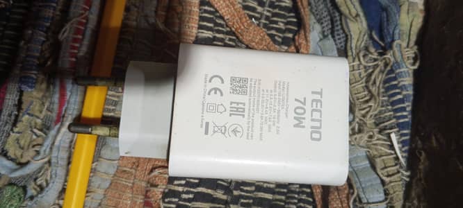 tecno original charger 70 Watt box wala
