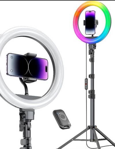Ring light with stand
