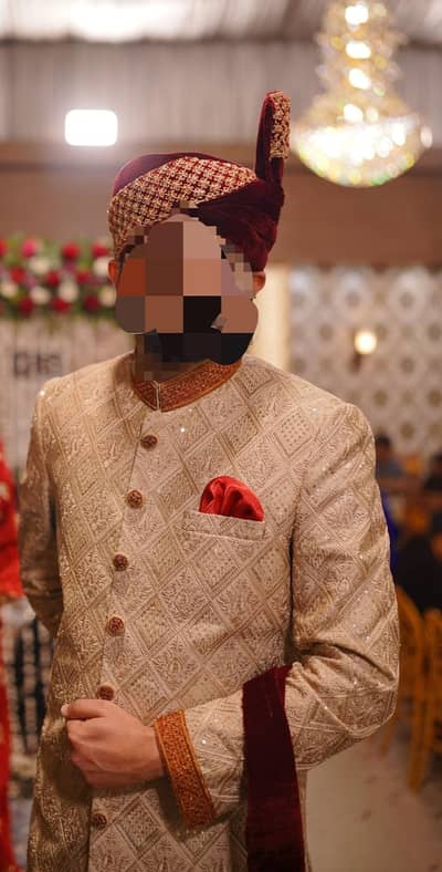 Groom sherwani
