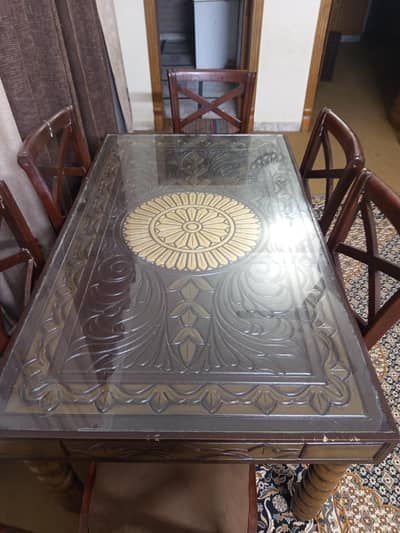 6 seater dining table price 38000