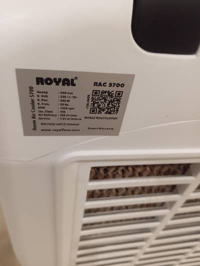 Brand new Room cooler full size RAC 5700
