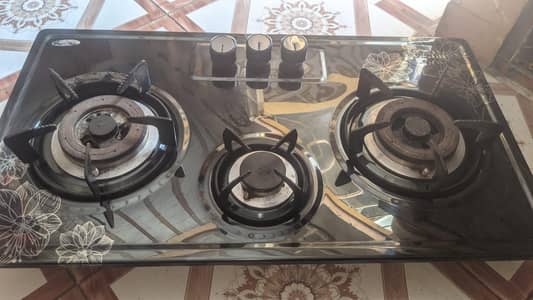 3 burner automatic stove
