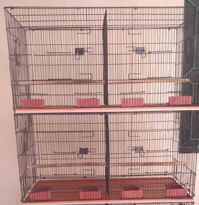 Parrots cage 4 portion new cage