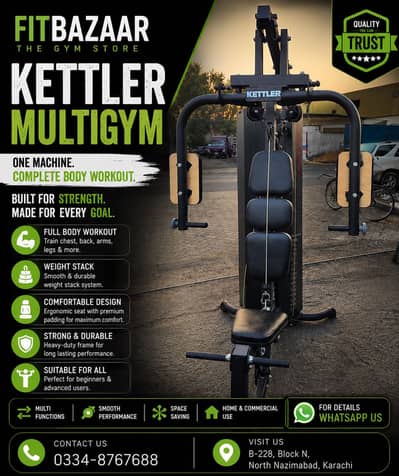 KETTLER MULTIGYM — Complete Full-Body Workout