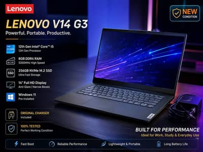Lenovo V14 G3 | 8GB DDR4  | 256GB Nvme M. 2