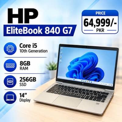HP EliteBook Core i5/i7 10th,12th & 13th Gen Laptops