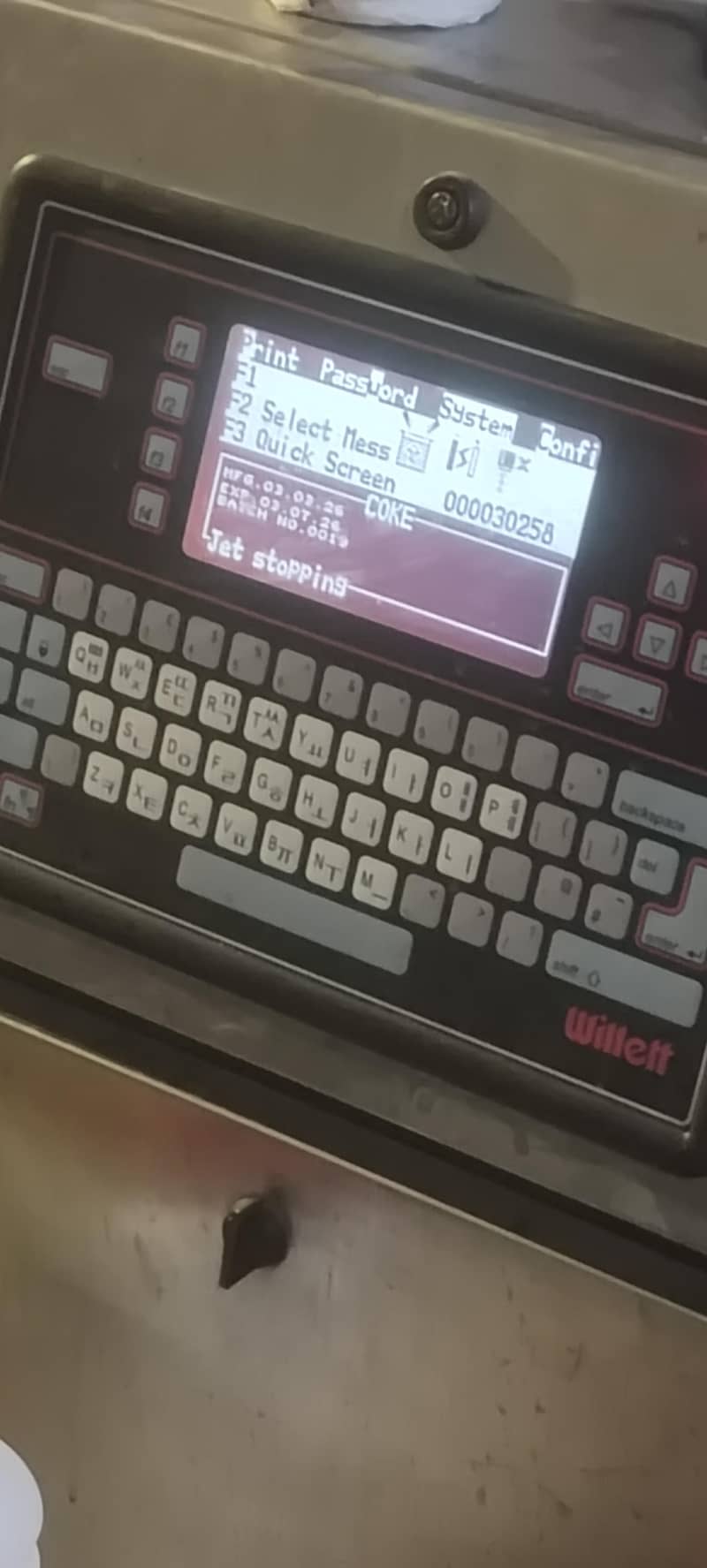 willett model 43s  printer 1