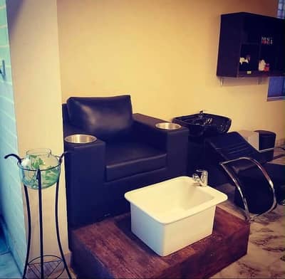 pedicure set and head wash unit