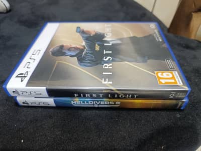 First light and Hell divers 2 Ps5 games