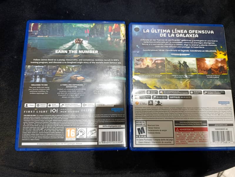 First light and Hell divers 2 Ps5 games 1