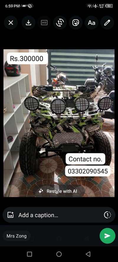 ATV Quad bike