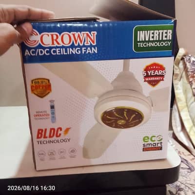 crown fan ac dc