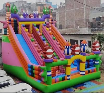 Jumping castle / token ride / slides / games / jhuly / kids / kiddi