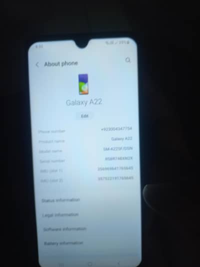 Samsung Mobile A22 128gb