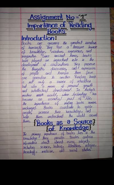 AIOU assignment writing