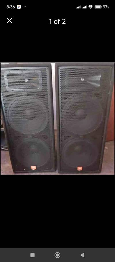 JBL 125 model 16 inch