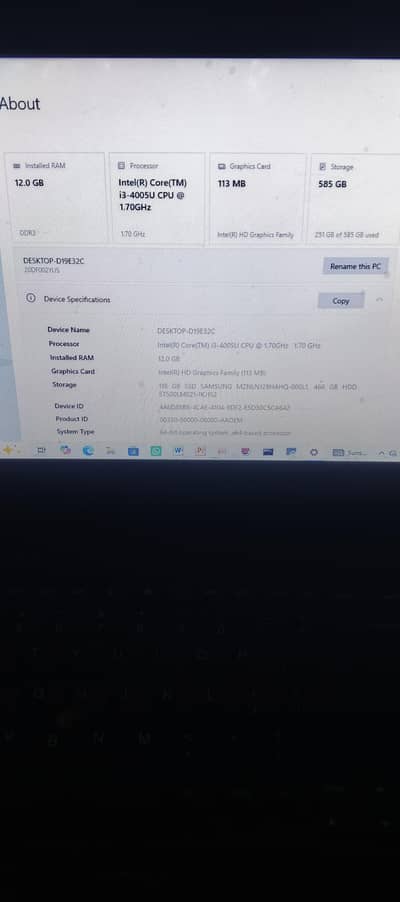 leneovo thinkpad cori 3 4th generation