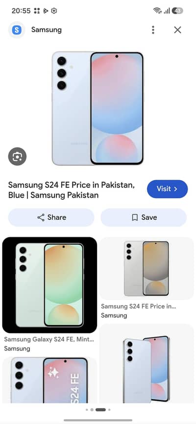 Samsung Mobile S24 fE