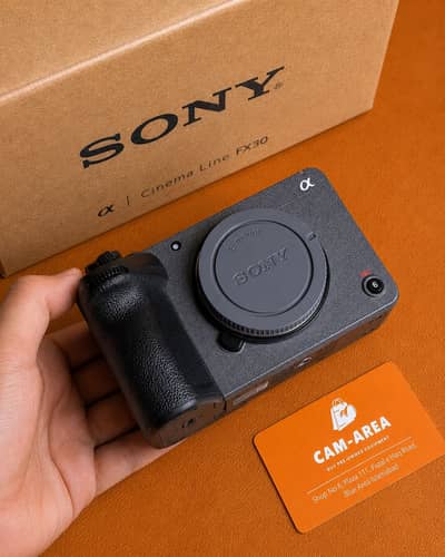 Sony FX30 Cinema Camera, Like New, Only 10 Check Shutters,Complete Box