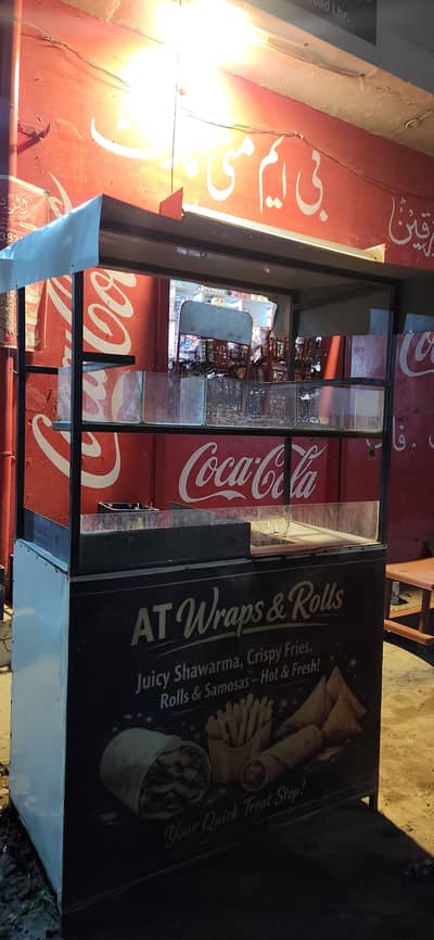 Burger/ Shawarma ( Fries Saomosa ) Counter For sale