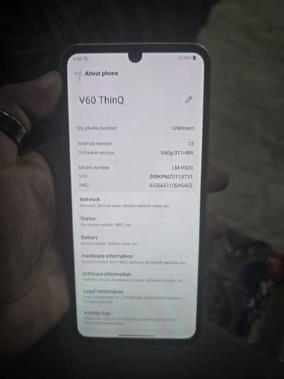 LG V60 ThinQ 5G 8/128 Official PTA Approved 10/10