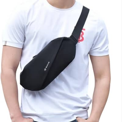 Multi Compartment Crossbody Bag Waist Bag Fanny Bag Gym Bag