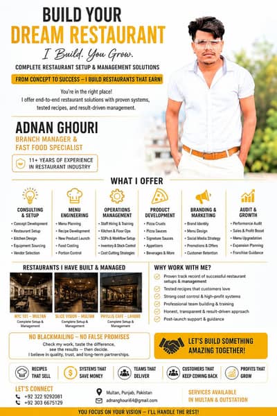 Build Your Restaurant With Me