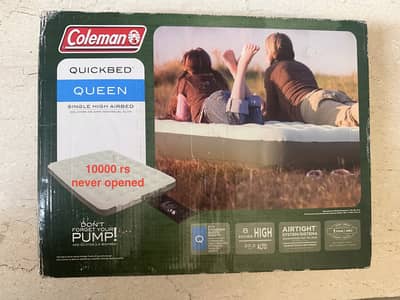 Coleman 8 inch inflatable bed/mattress (boxed)