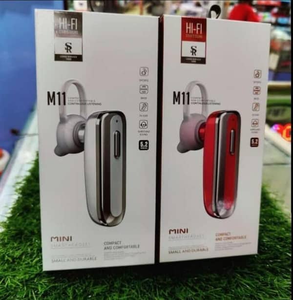 Bluetooth Earphones  M11 Original HiFi Stereo Earbuds | Wireless Audio Headphones with HD Bass & Noise Reduction