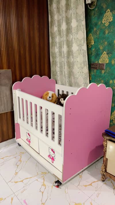 Wooden baby cot | baby bed | customize bed |