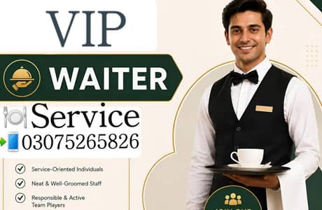 Catering waiters and waitresses