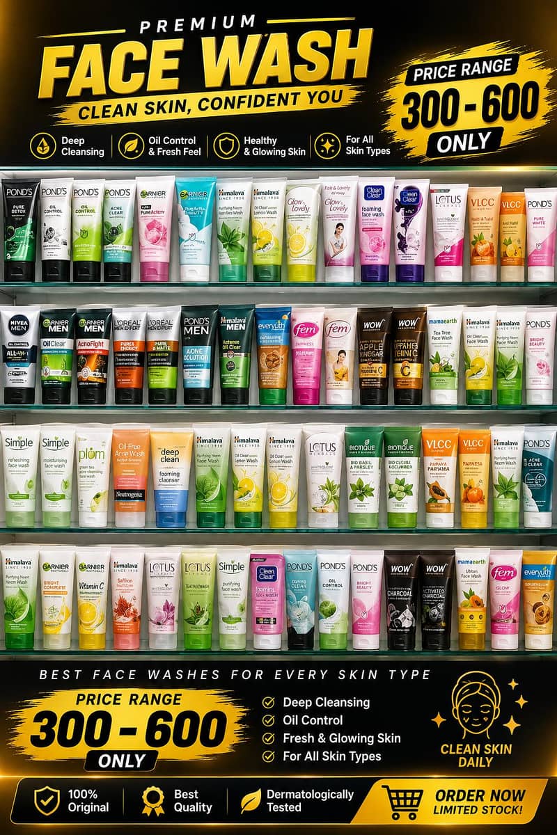 Face washes 0