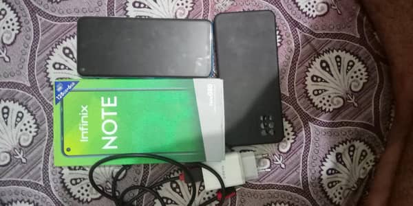 Infinix Note 8i with box+charger+back cover,10/10 condition 6/128 GB.