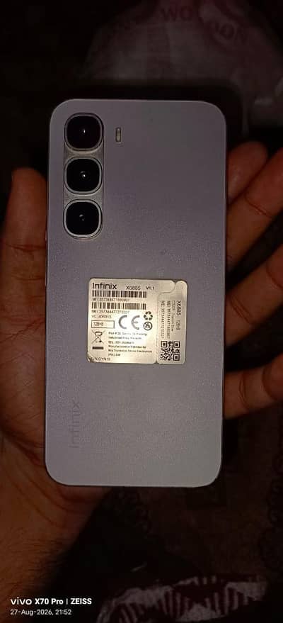 Infinix hot 60 pro full box charger 10 by 9