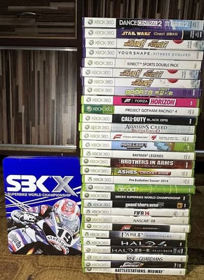 Xbox 360 games all type
