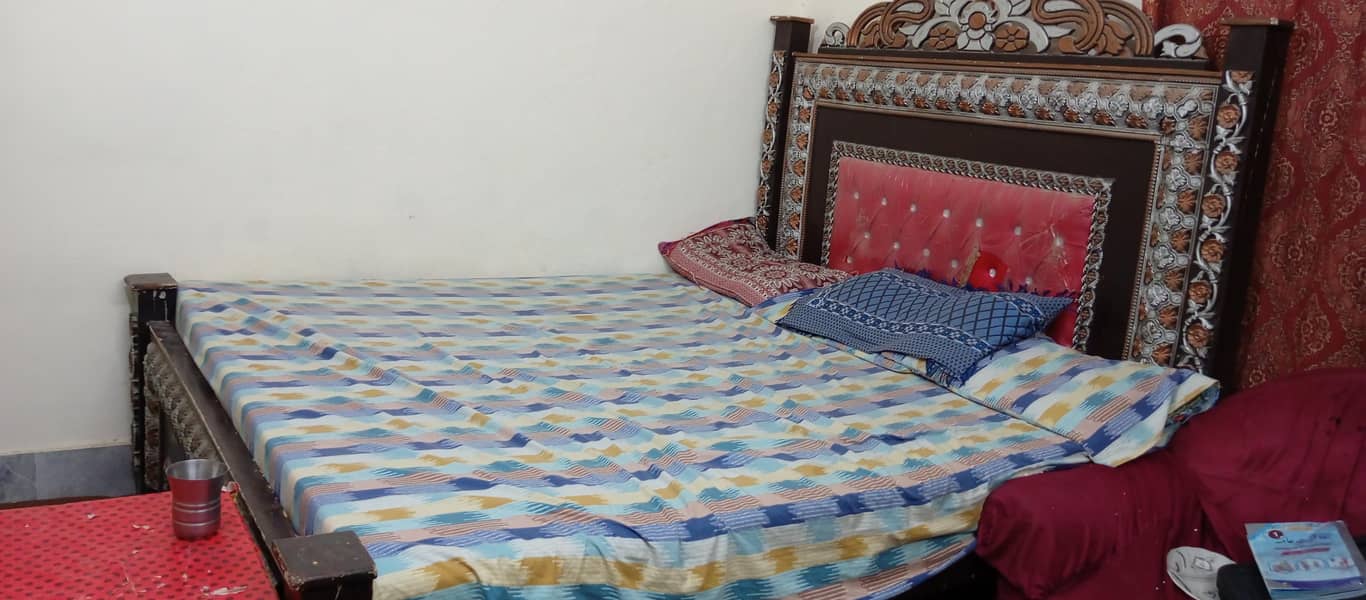 Wooden King Size Bed With metris|Full Size | Strong & Beautiful Design ...