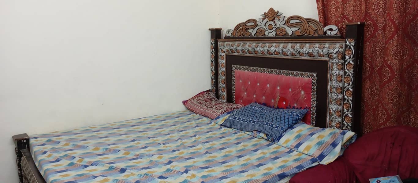 Wooden King Size Bed With metris|Full Size | Strong & Beautiful Design ...