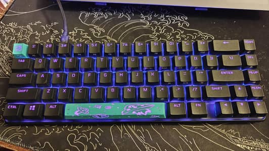 HyperX Alloy Origins Mechanical Keyboard 65% Aqua Switches