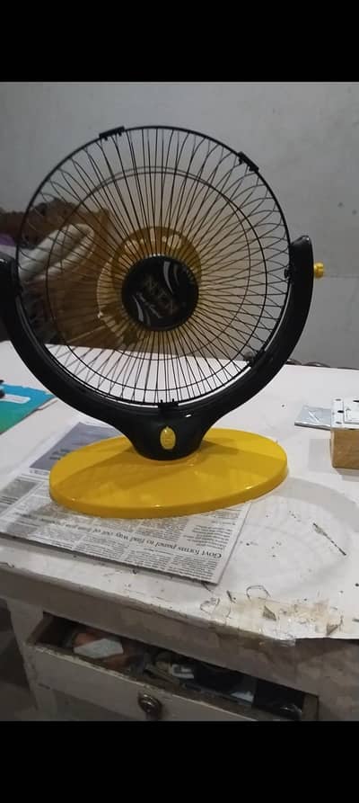 Automatic charging fan