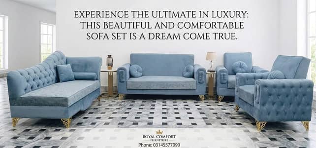 complete sofa set + dewan