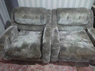 5 seater Pure Wood Sofa Set