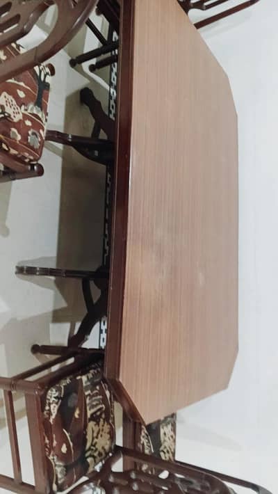 Wooden Dining Table Set with 5 Chairs for Sale